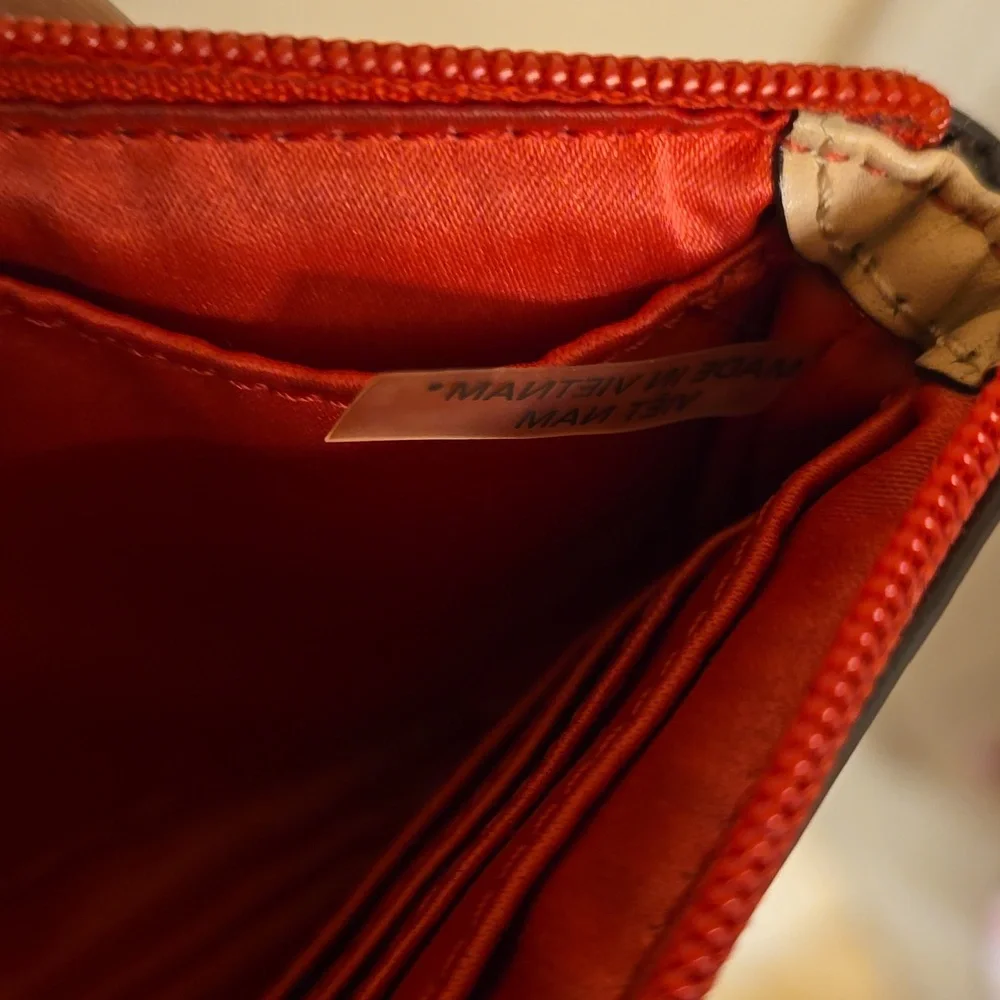 Coach Red Signature Wristlet - Picture 7 of 15